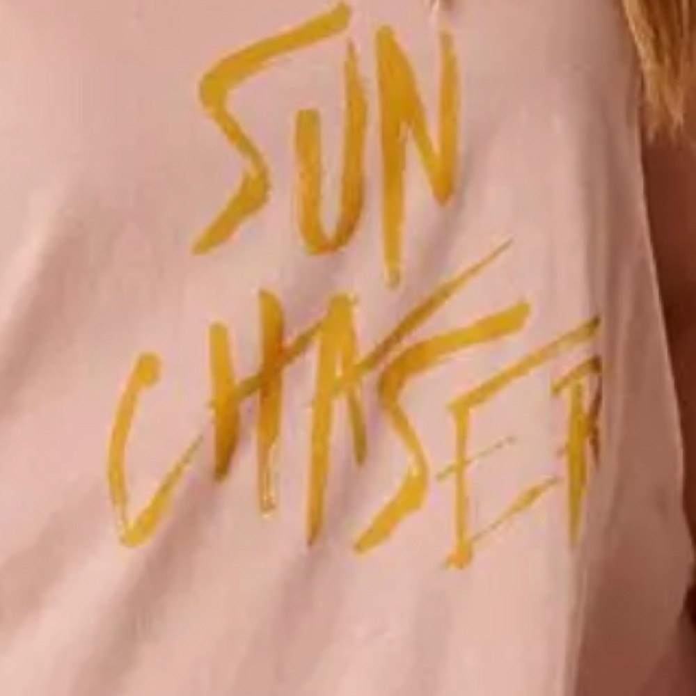 Amuse Society / Buckle Sun chaser Blush Rosewater Racerback tank top - Picture 2 of 12